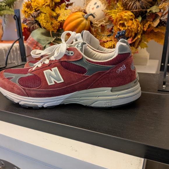 New Balance 993 Burgundy-Size 12 - Picture 2 of 10